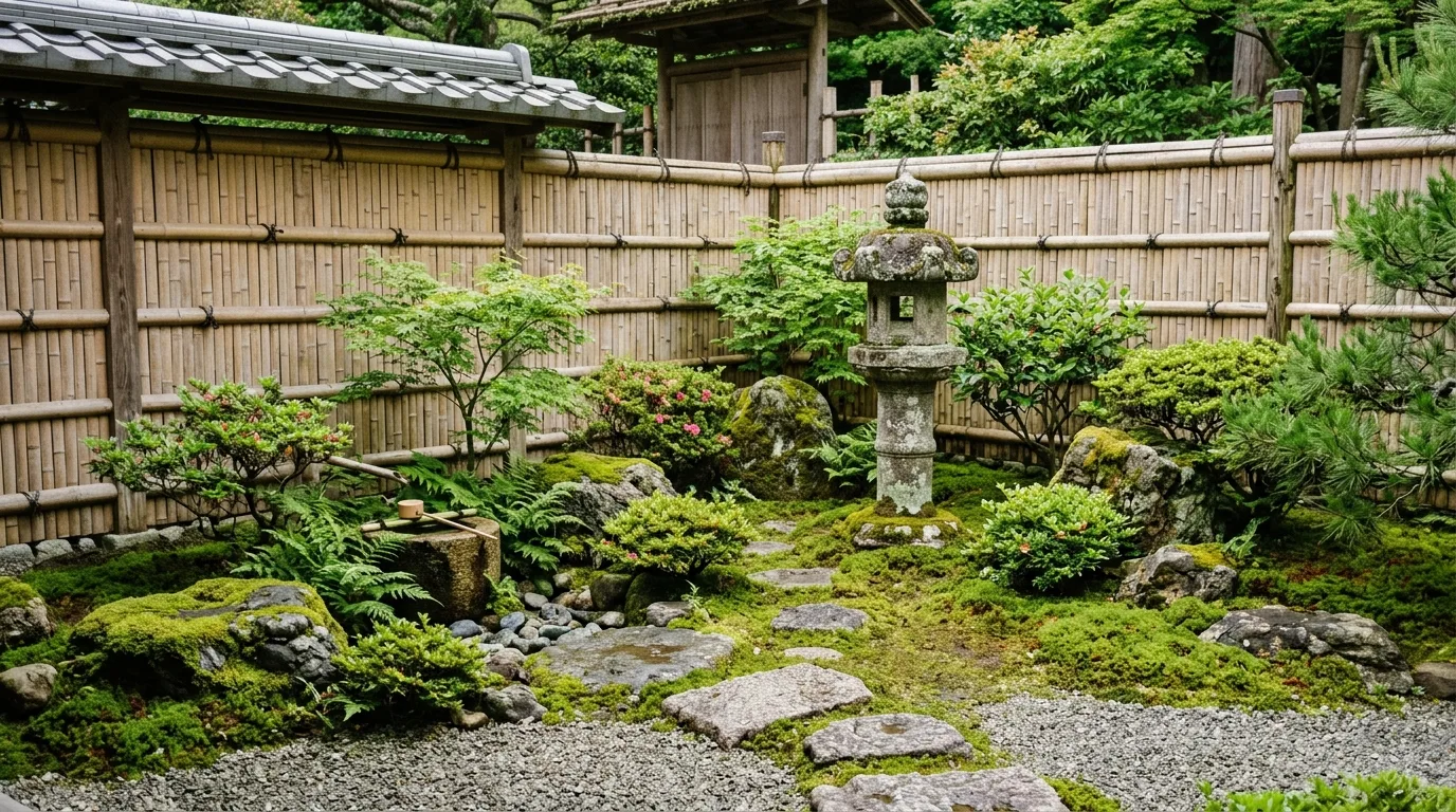 Layered Simplicity With Stone and Greenery